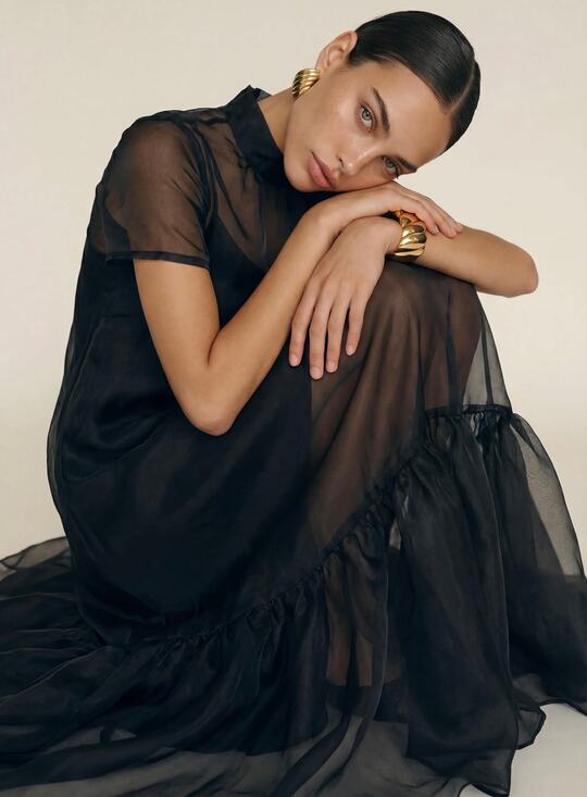 CAARA Dresses & Skirts - New NWT Caara Melody dress black dress sz L $245